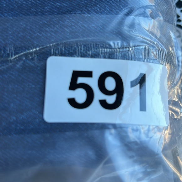 Anine Bing BRILEY JEAN Arctic Blue Relax Fit Size 28 - Picture 10 of 12